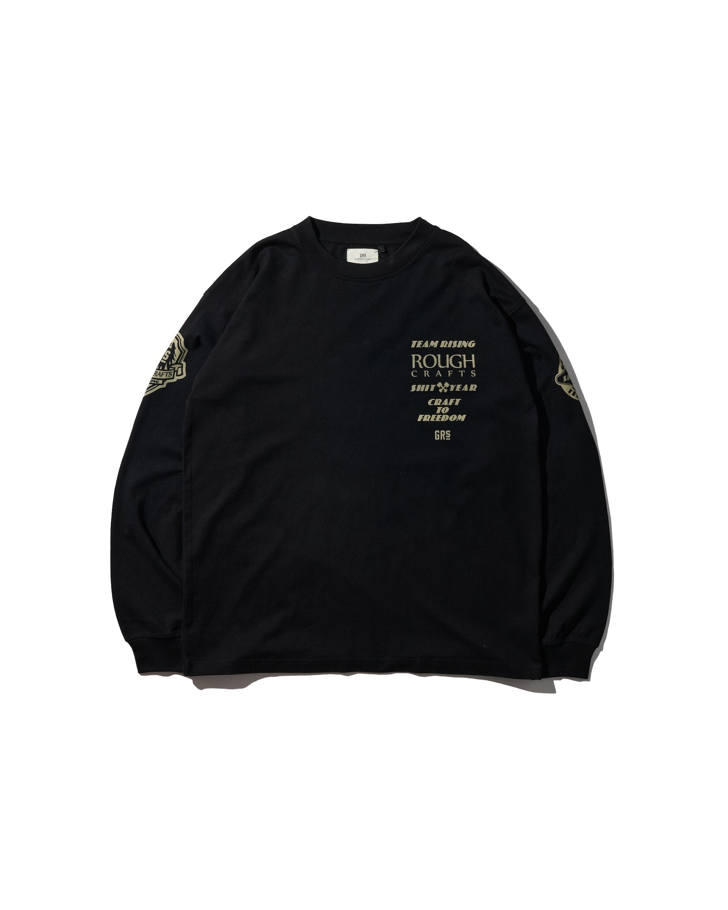 LS TEE / BLACK GOLD