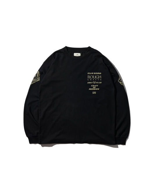 LS TEE / BLACK GOLD