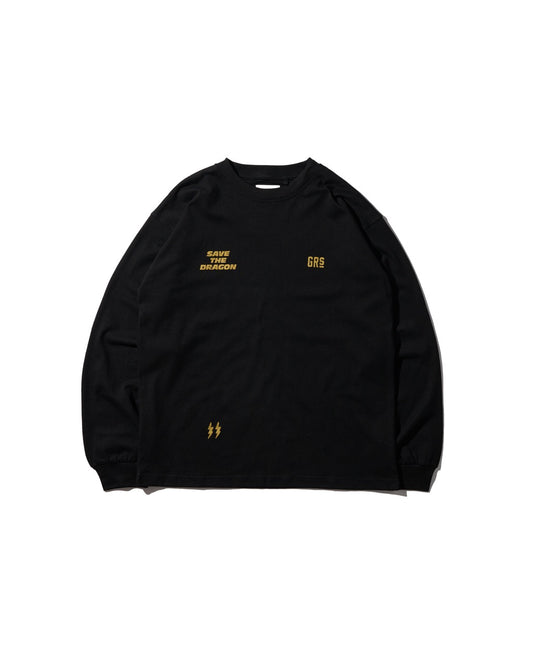 STD REBORN LS TEE / BLACK