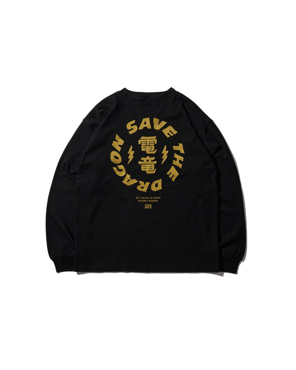 STD REBORN LS TEE / BLACK