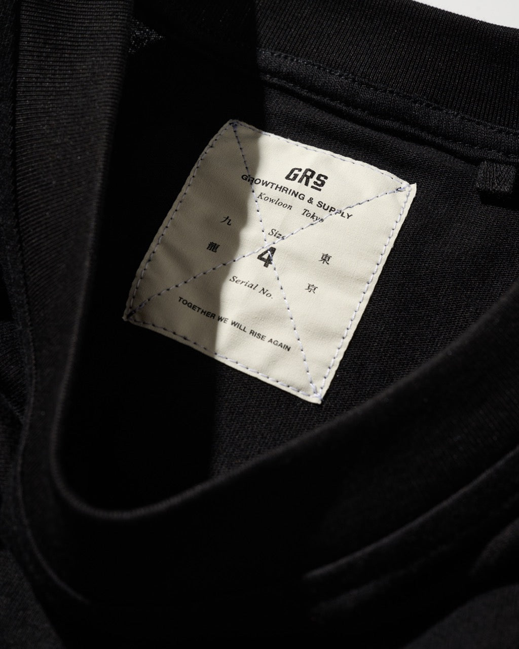 STD REBORN LS TEE / BLACK