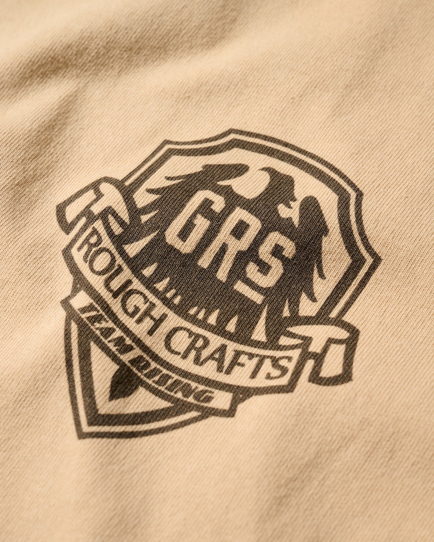 LS TEE / BEIGE BROWN