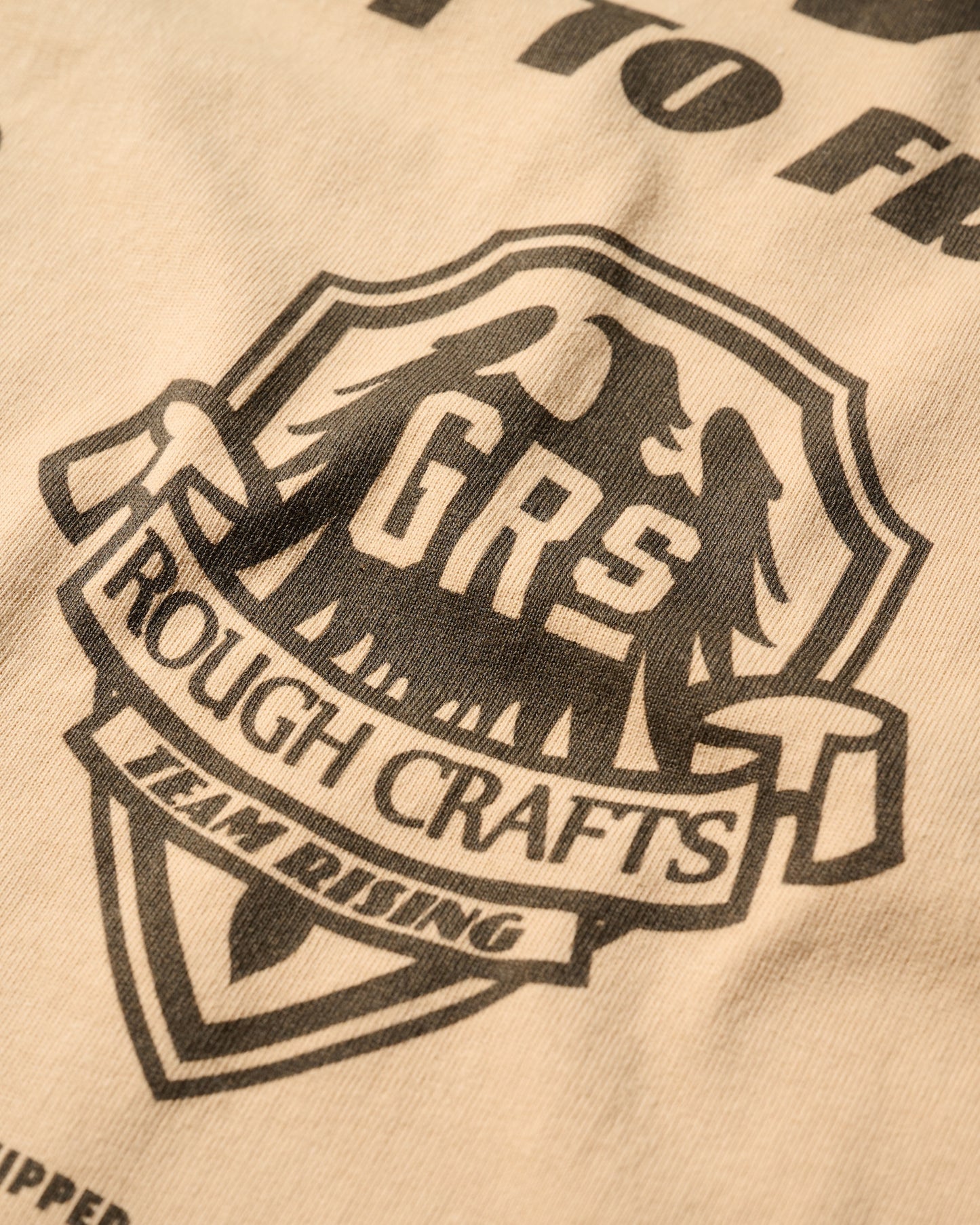 LS TEE / BEIGE BROWN