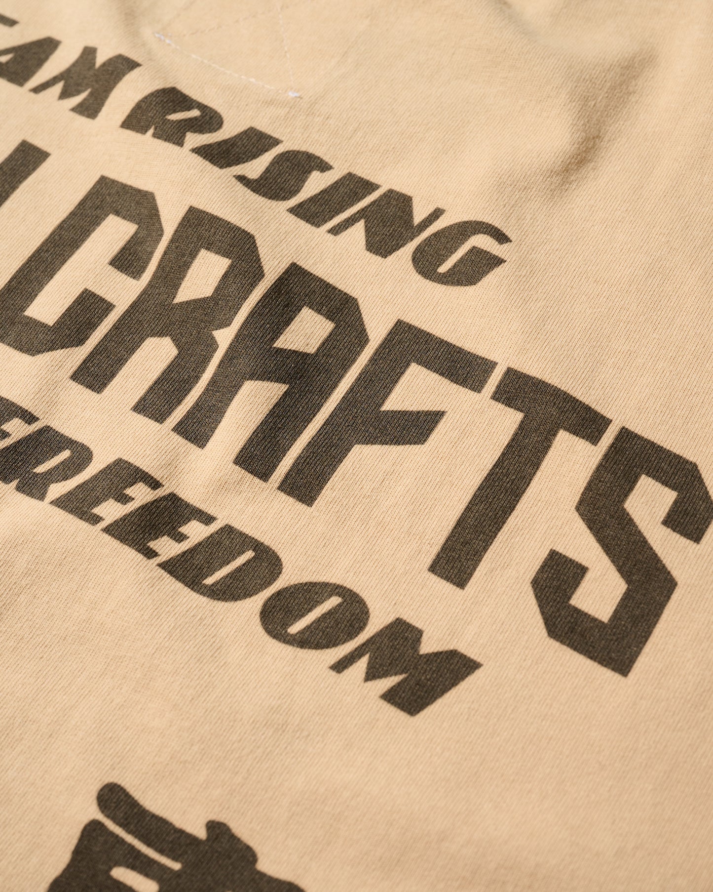 LS TEE / BEIGE BROWN