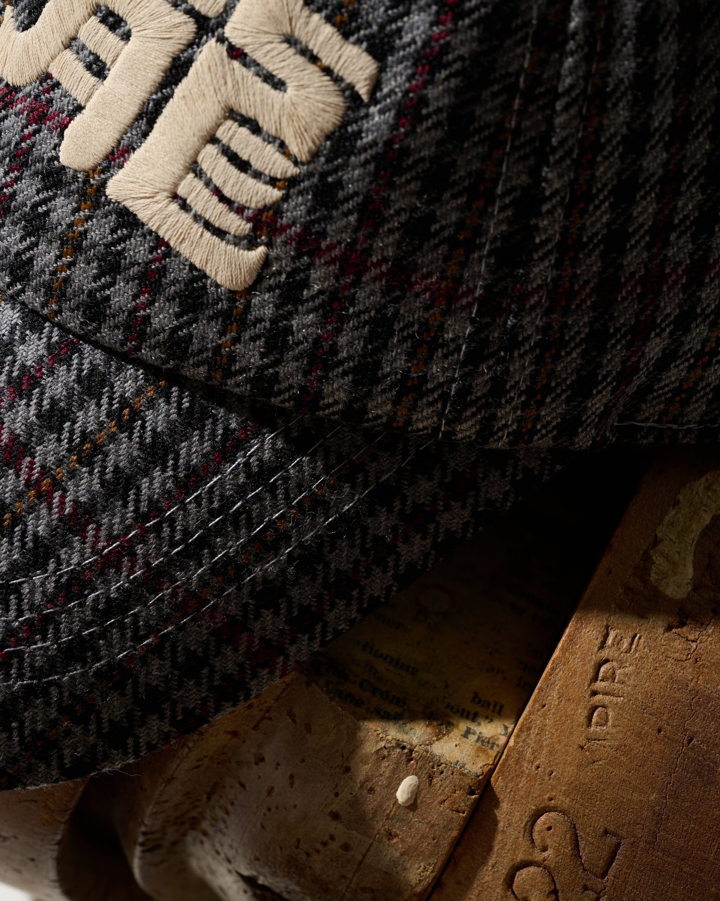 GRS Kowloon Embroidery Italian Suiting Wool Cap / Type 1