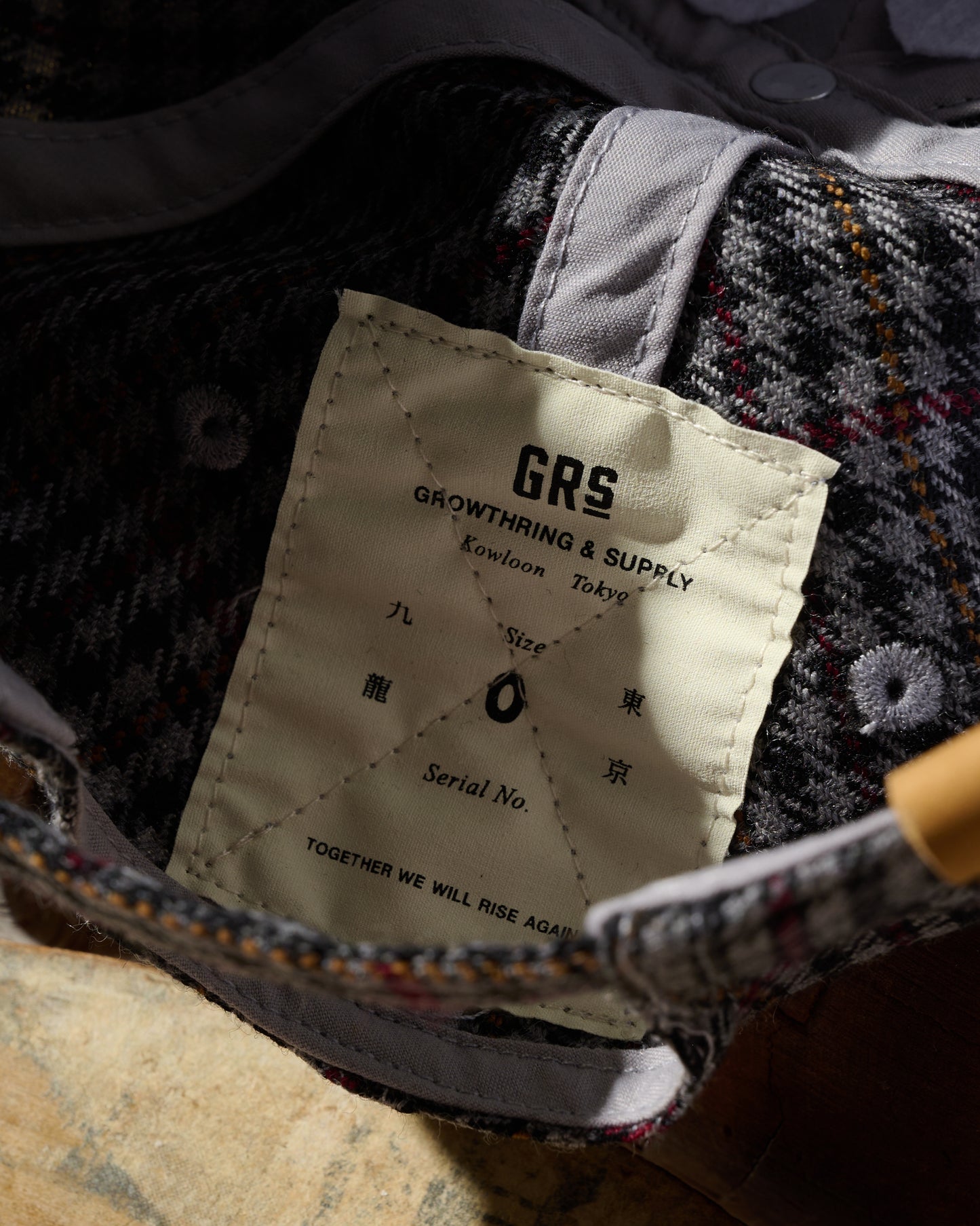 GRS Kowloon Embroidery Italian Suiting Wool Cap / Type 1