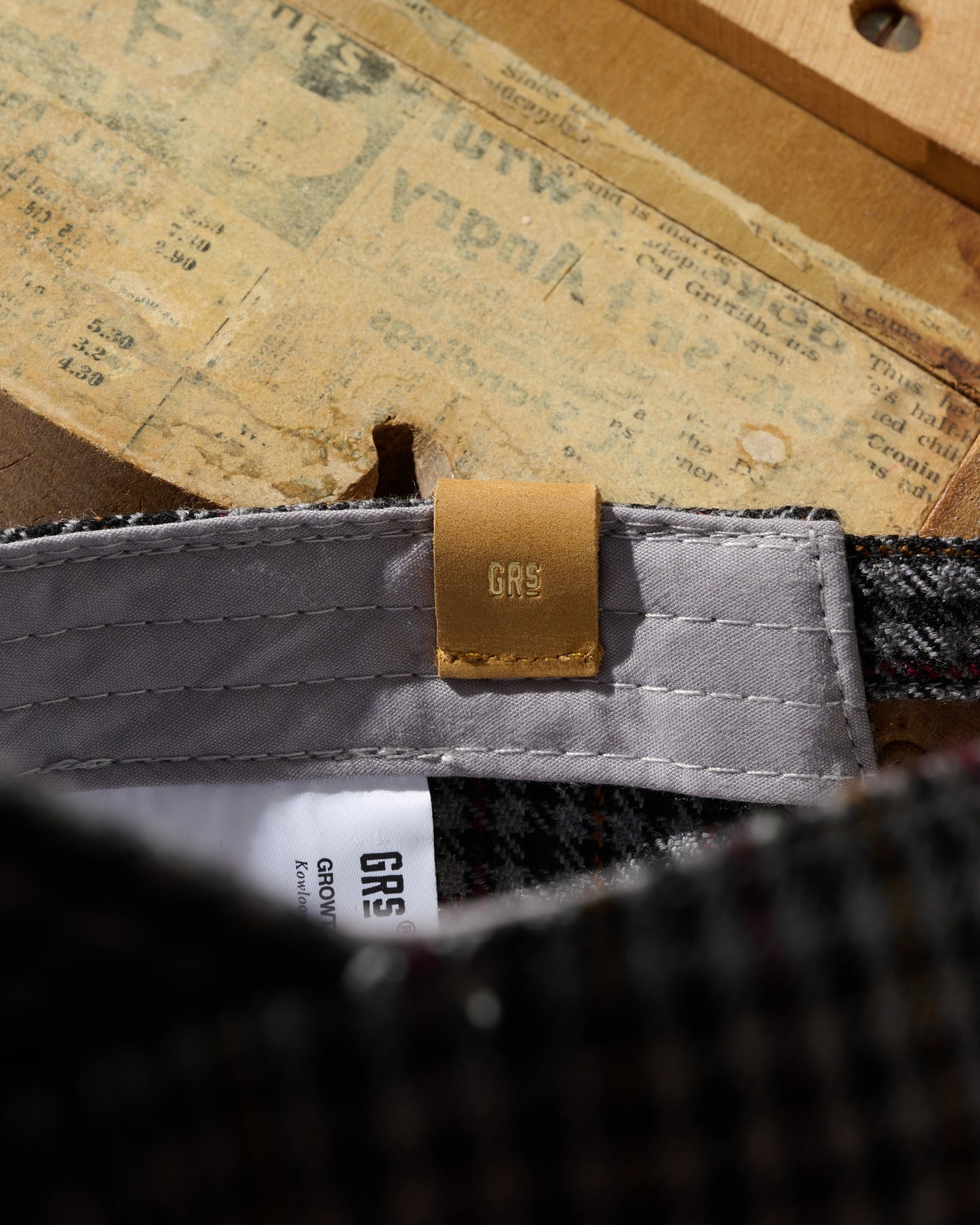 GRS Kowloon Embroidery Italian Suiting Wool Cap / Type 1