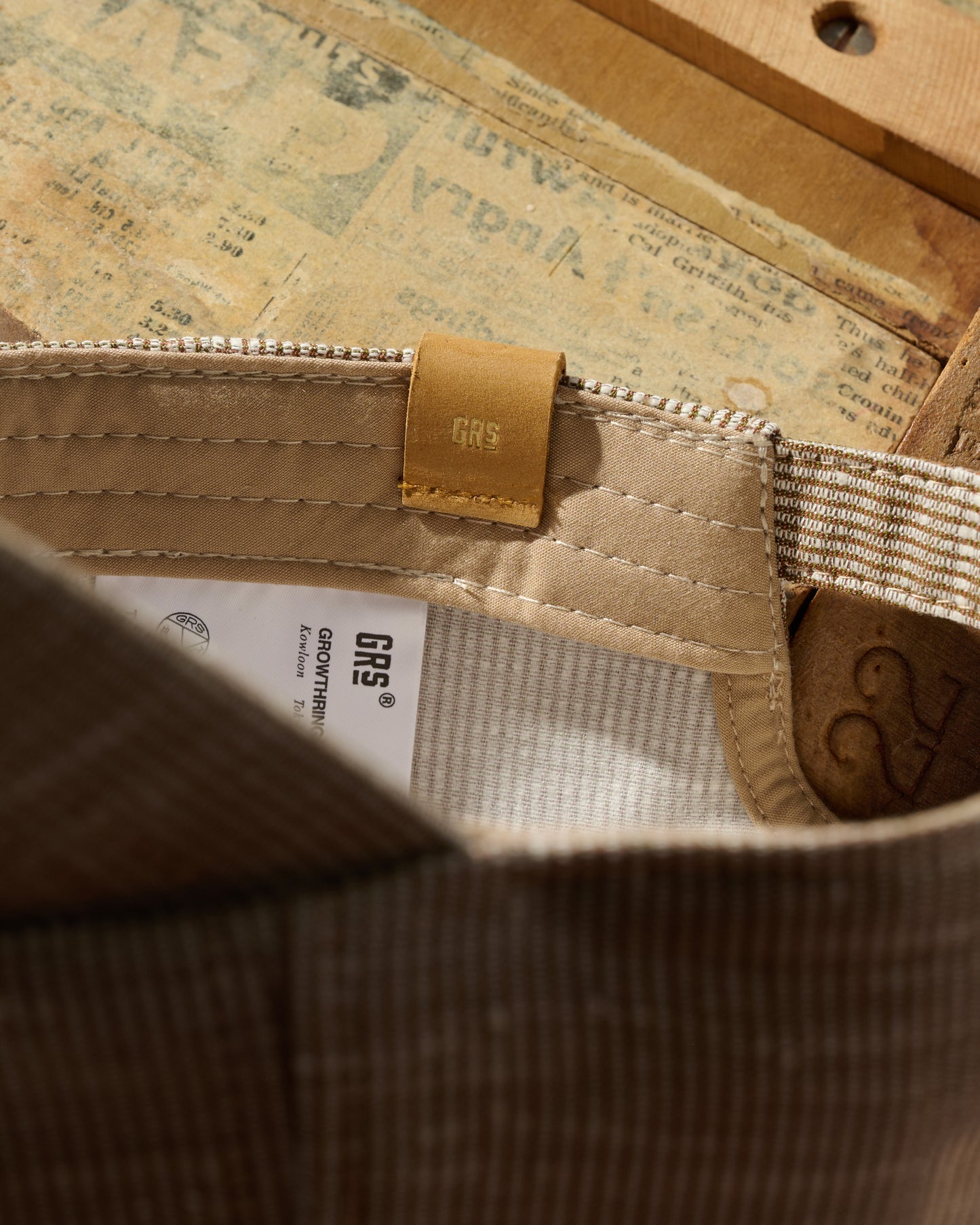 GRS Kowloon Embroidery Italian Suiting Wool Cap / Type 3