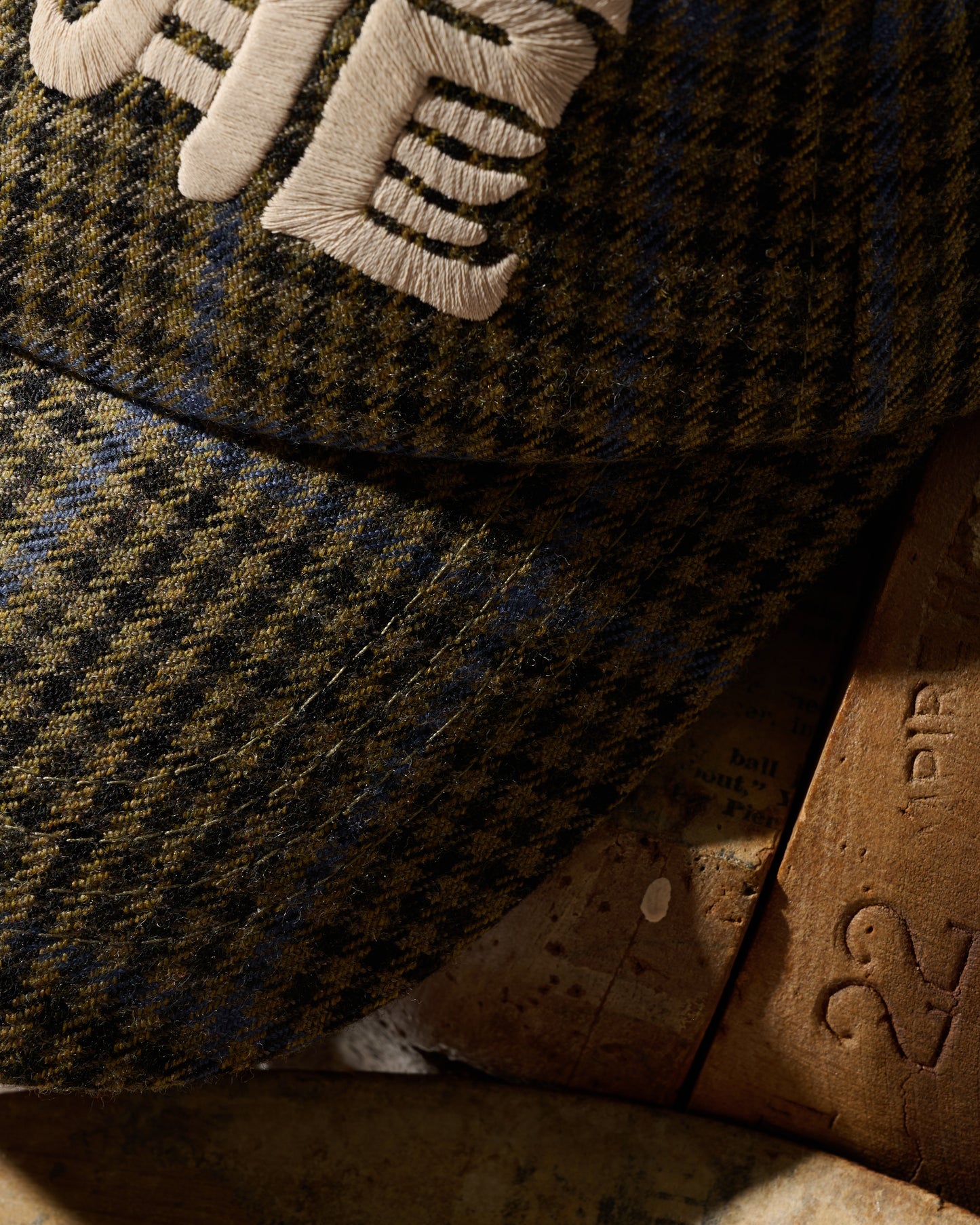 GRS Kowloon Embroidery Italian Suiting Wool Cap / Type 5