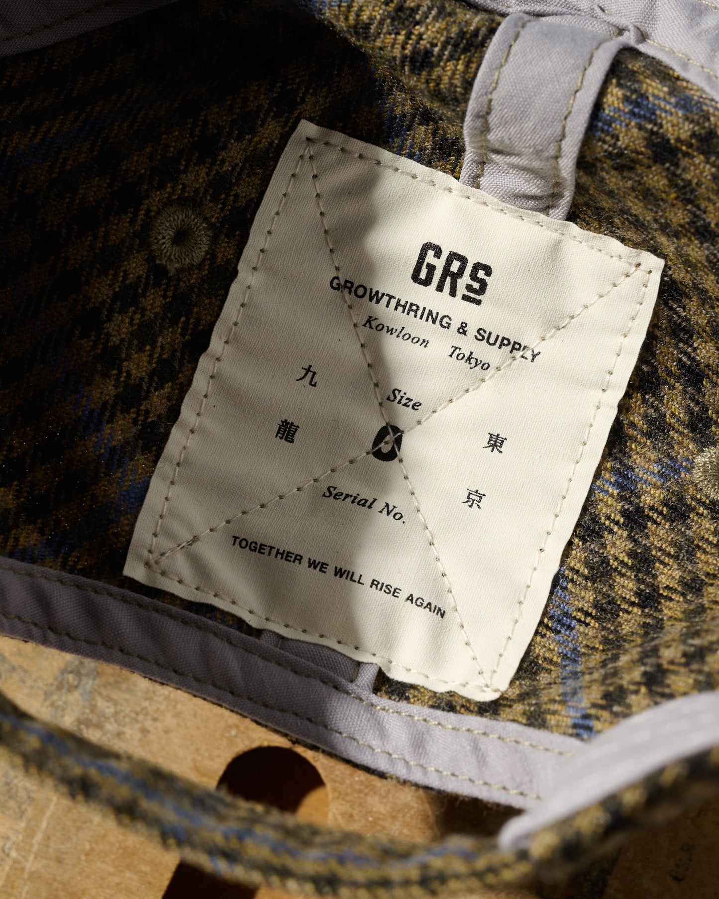 GRS Kowloon Embroidery Italian Suiting Wool Cap / Type 5