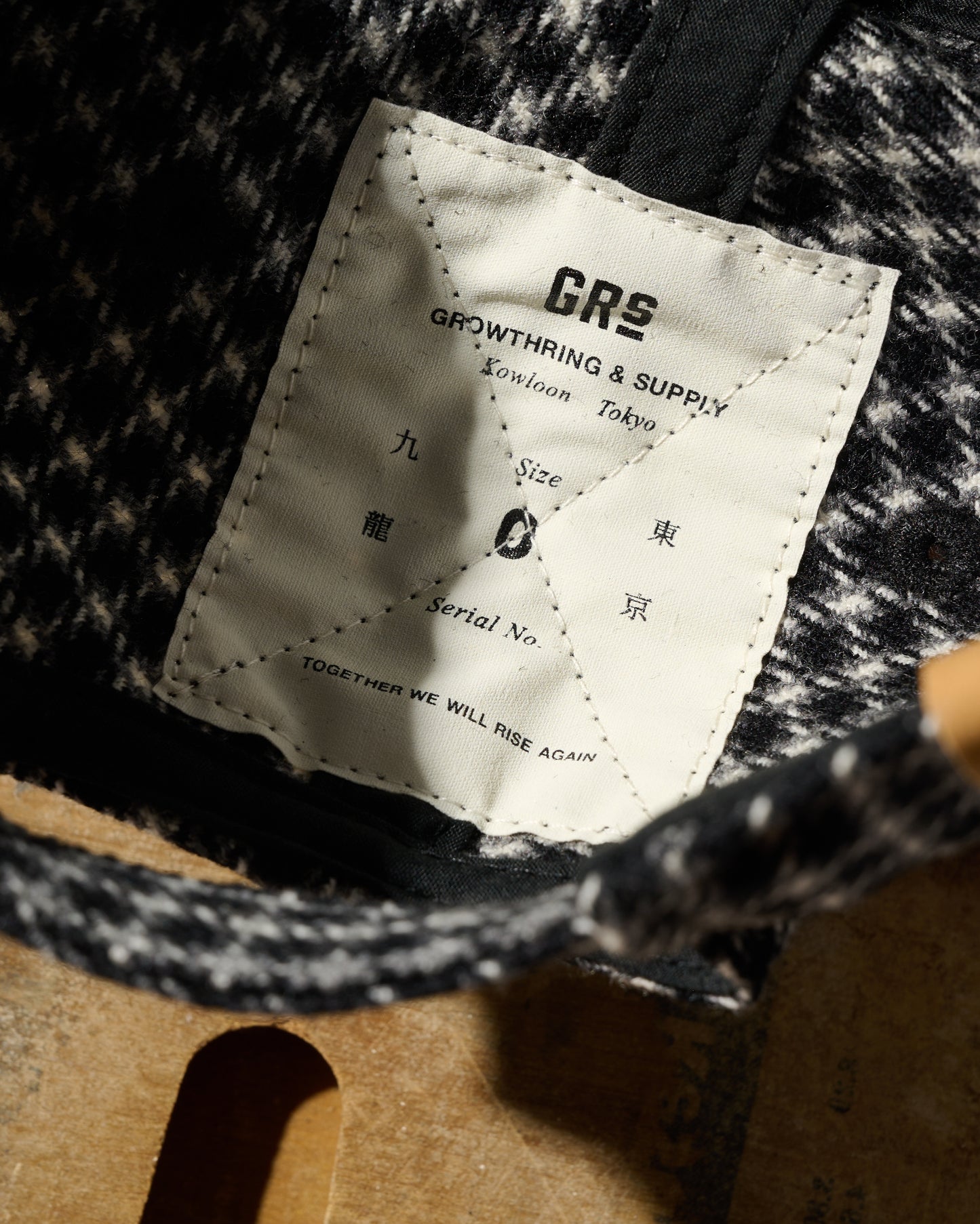 GRS Kowloon Embroidery Italian Suiting Wool Cap / Type 6