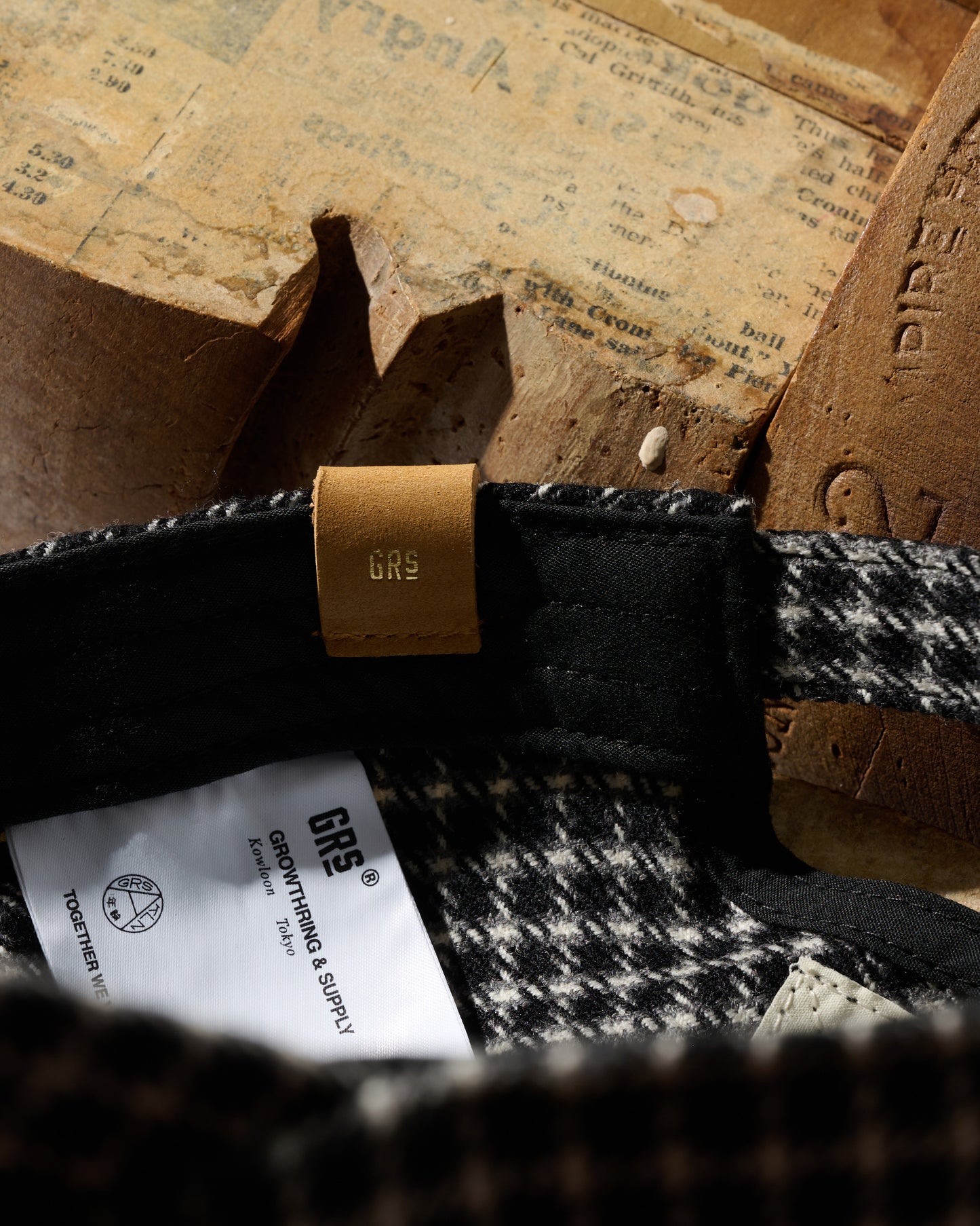 GRS Kowloon Embroidery Italian Suiting Wool Cap / Type 6