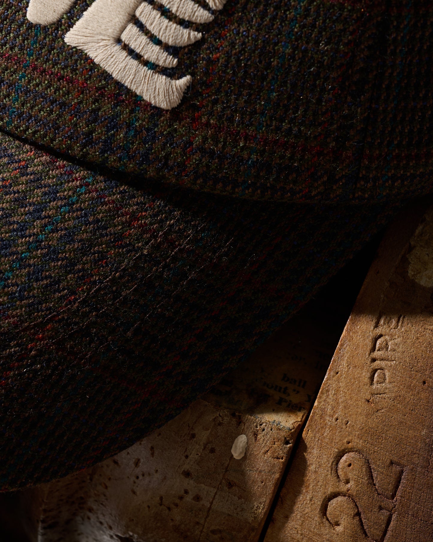 GRS Kowloon Embroidery Italian Suiting Wool Cap / Type 9