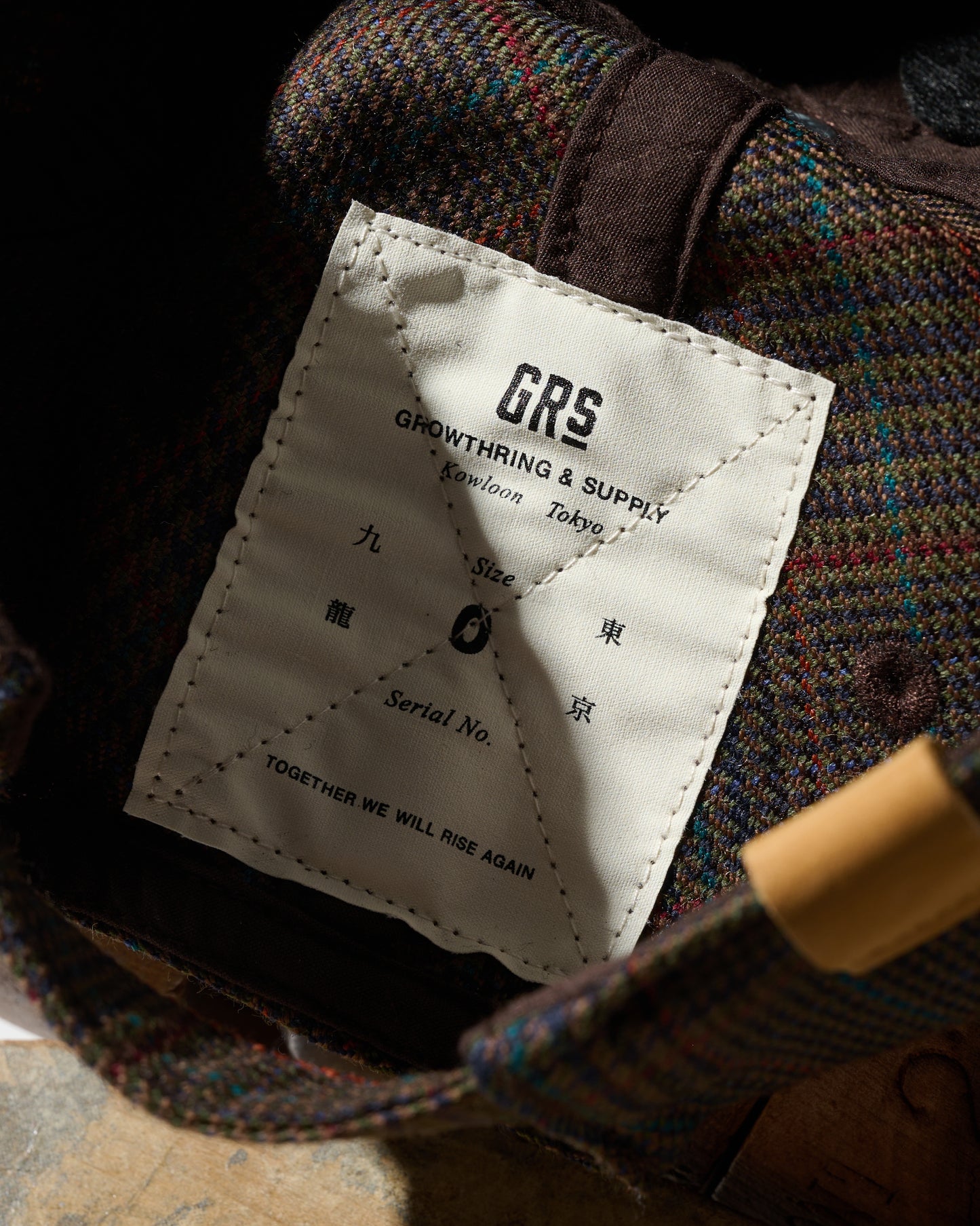 GRS Kowloon Embroidery Italian Suiting Wool Cap / Type 9