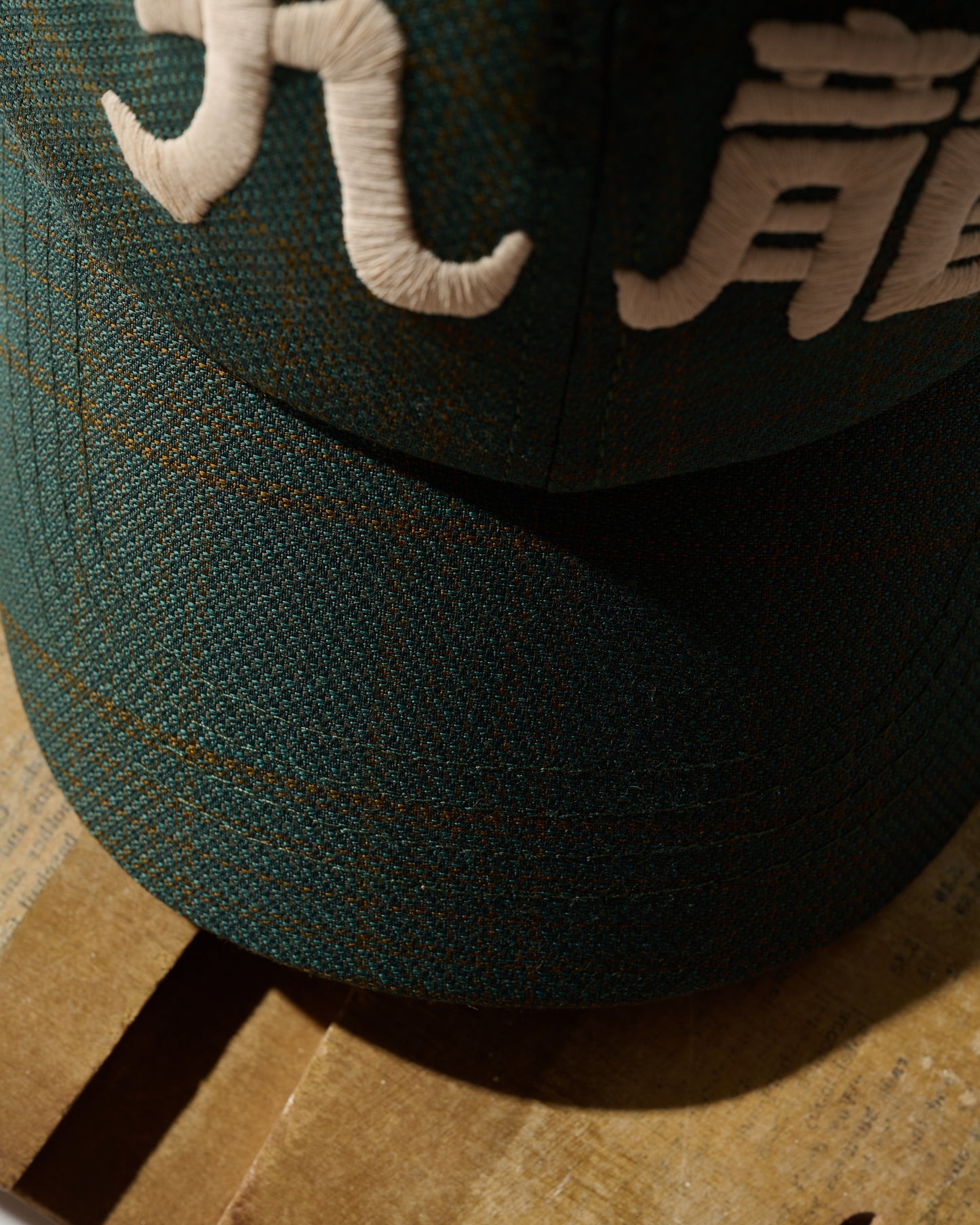 GRS Kowloon Embroidery Italian Suiting Wool Cap / Type 10