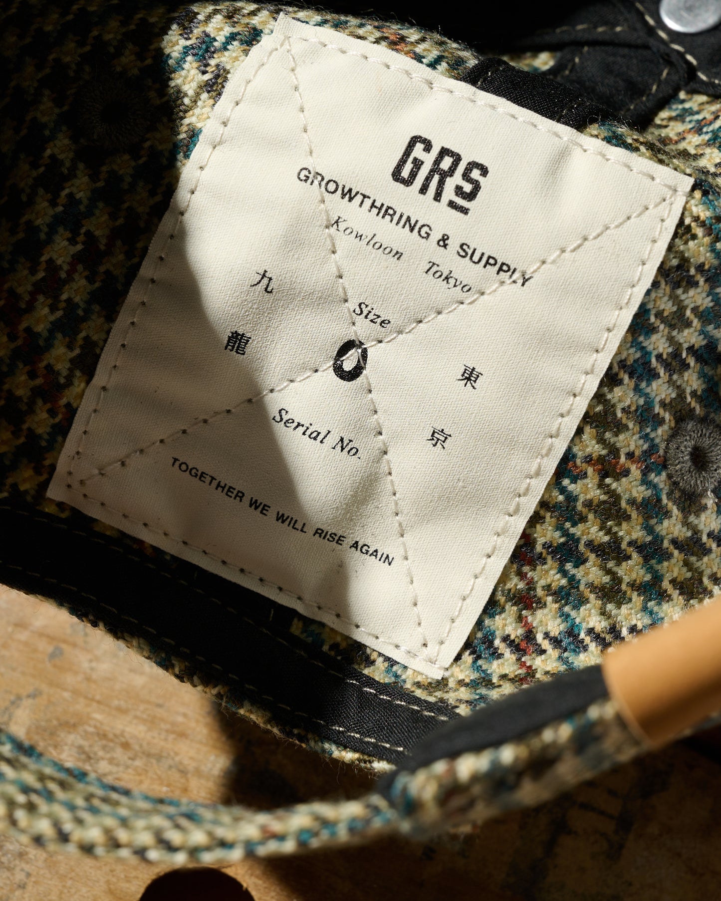 GRS Kowloon Embroidery Italian Suiting Wool Cap / Type 11