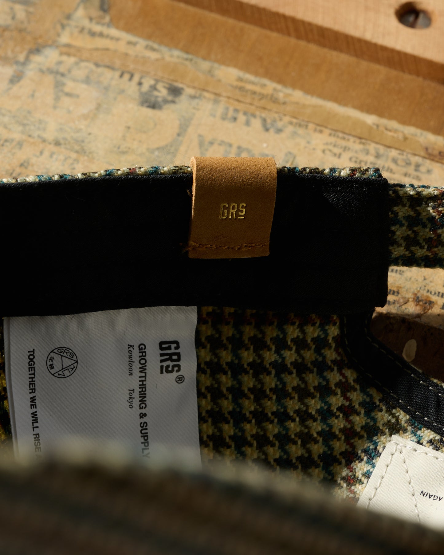 GRS Kowloon Embroidery Italian Suiting Wool Cap / Type 11
