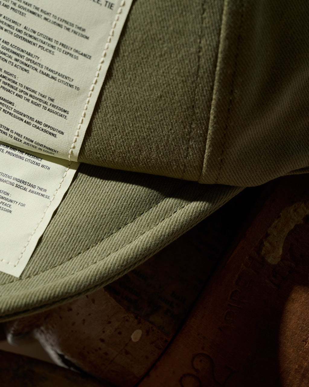 F&P EMBROIDERY FREEDOM FLIP UP CAP / MILITARY GREEN