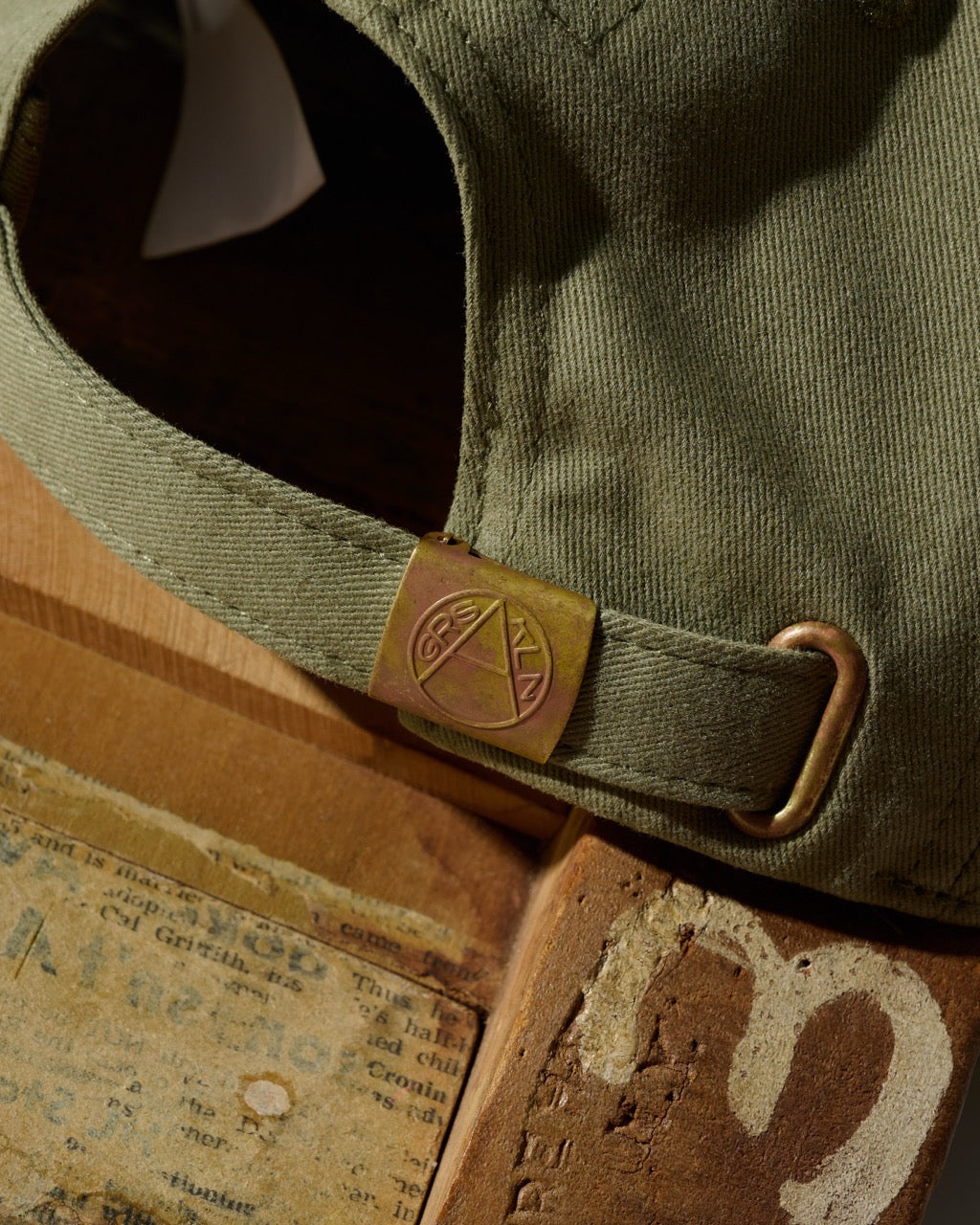 F&P EMBROIDERY FREEDOM FLIP UP CAP / MILITARY GREEN