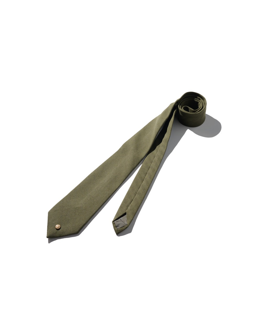 F&P USMC TROPICAL OFFICER TIE / MILITARY GREEN