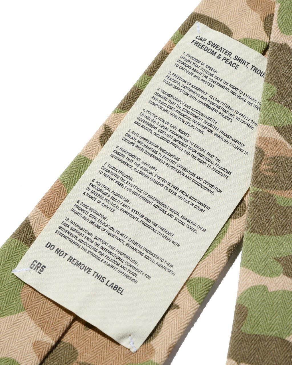 F&P USMC TROPICAL OFFICER TIE / F&P CAMO