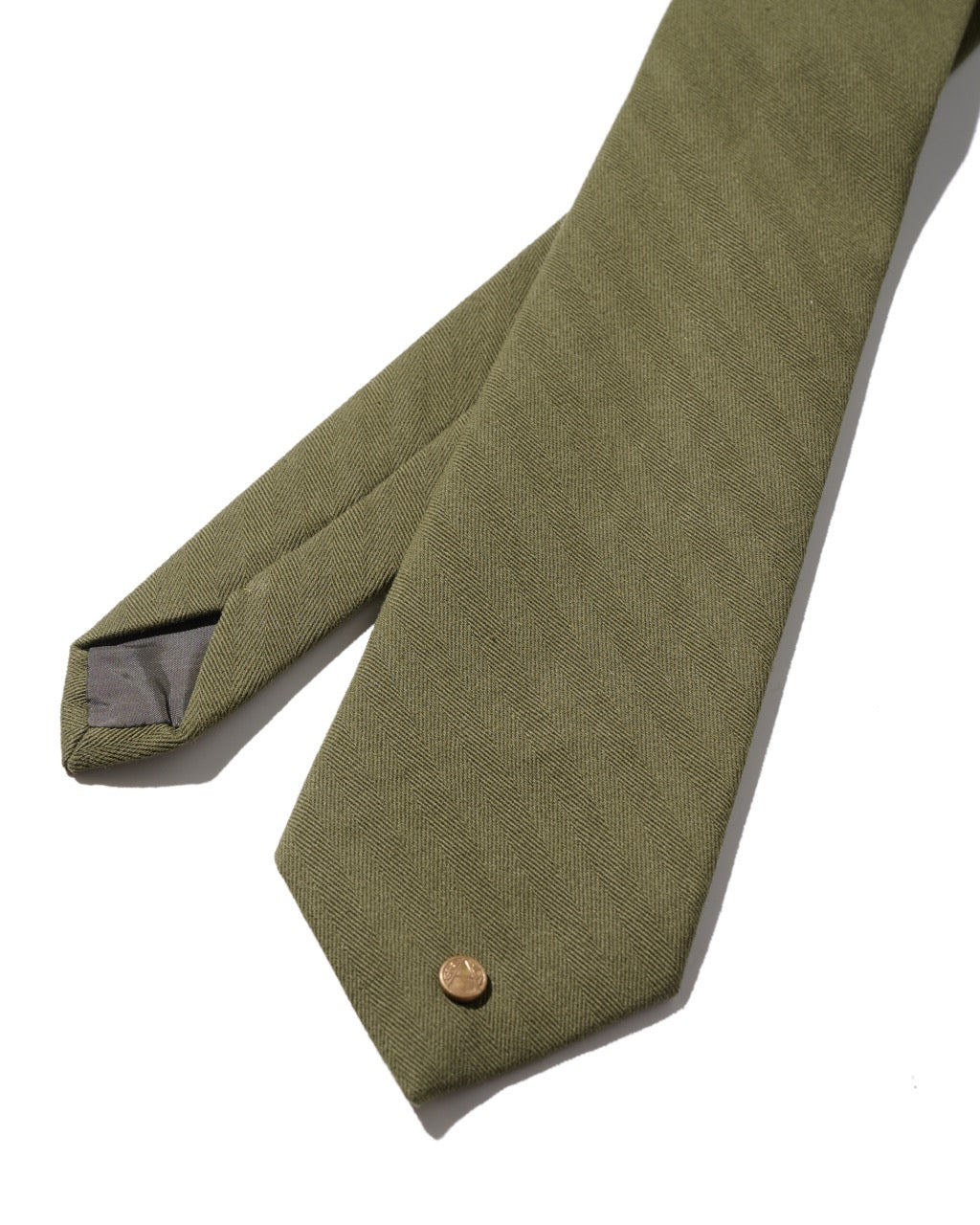 F&P USMC TROPICAL OFFICER TIE / MILITARY GREEN