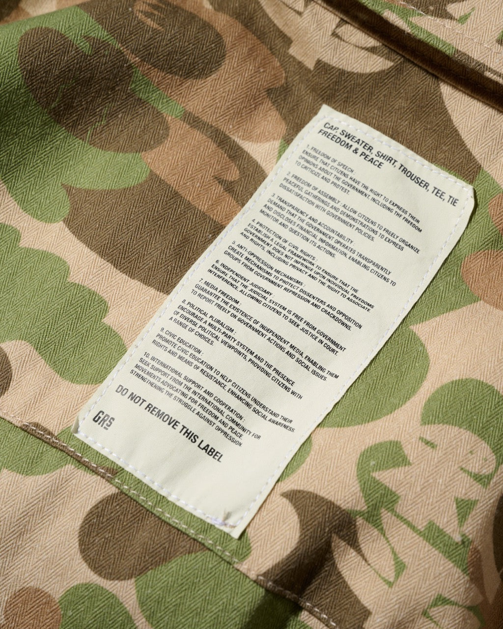 F&P USMC TROPICAL JUNGLE JACKET / F&P CAMO