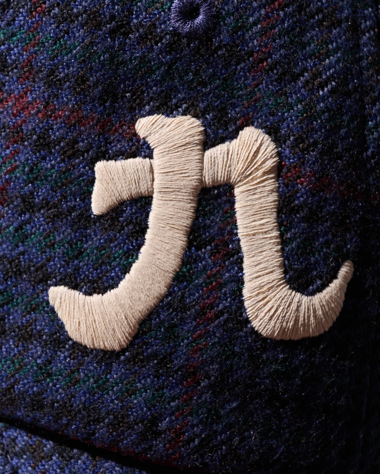 GRS Kowloon Embroidery Italian Suiting Wool Cap / Type 13