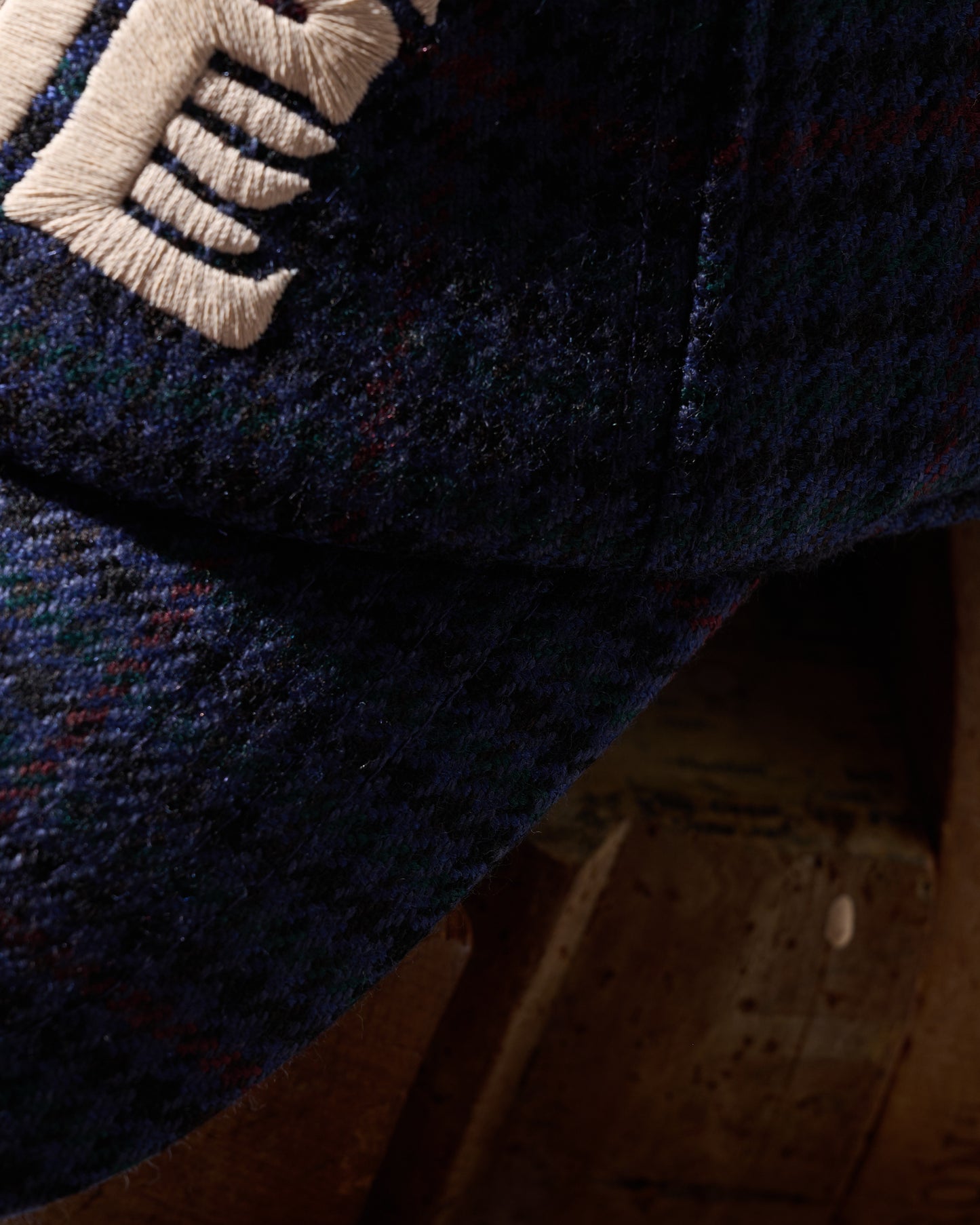 GRS Kowloon Embroidery Italian Suiting Wool Cap / Type 13