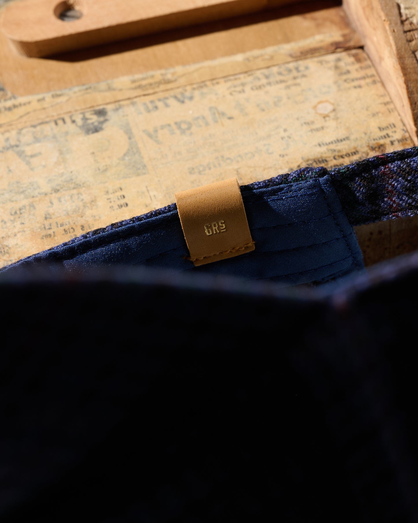 GRS Kowloon Embroidery Italian Suiting Wool Cap / Type 13