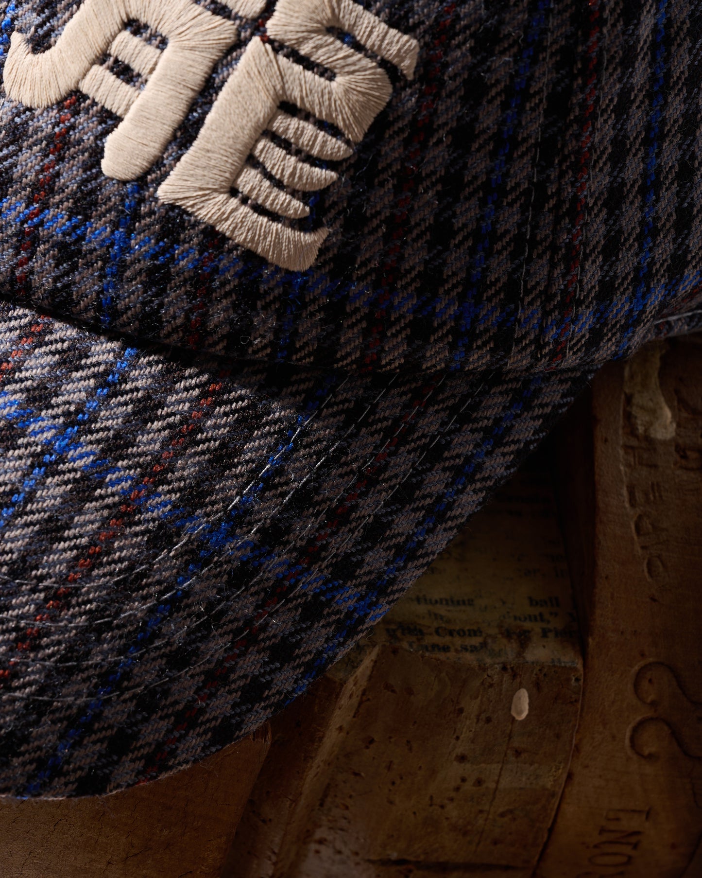 GRS Kowloon Embroidery Italian Suiting Wool Cap / Type 14