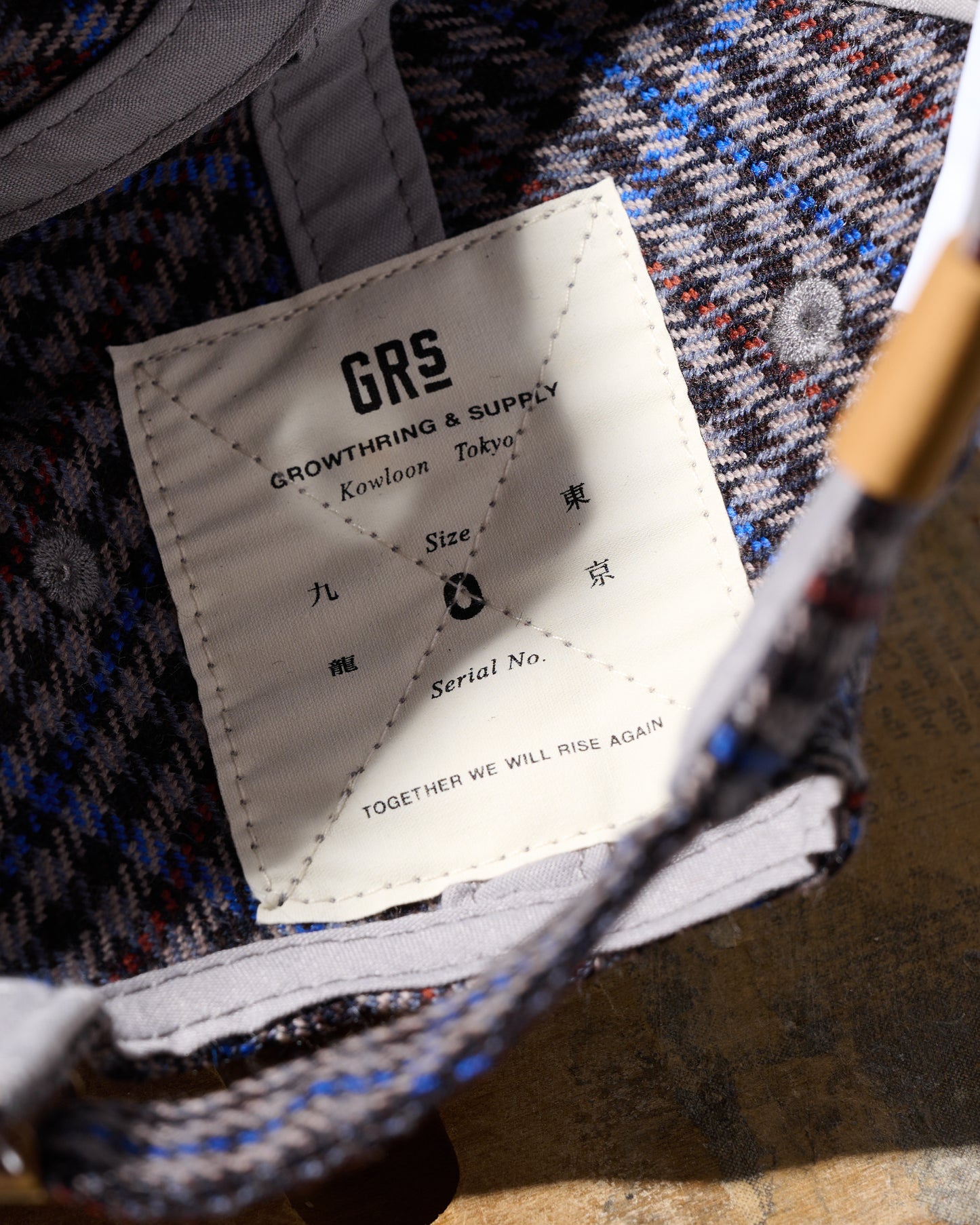 GRS Kowloon Embroidery Italian Suiting Wool Cap / Type 14