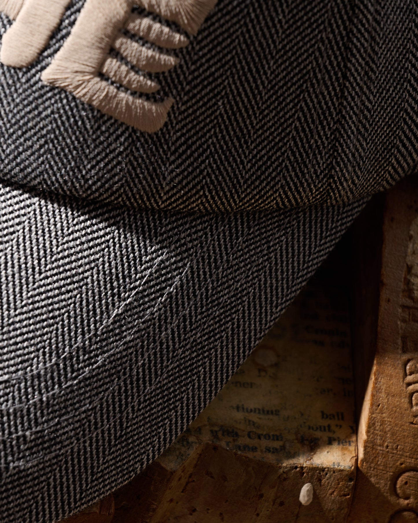 GRS Kowloon Embroidery Italian Suiting Wool Cap / Type 16