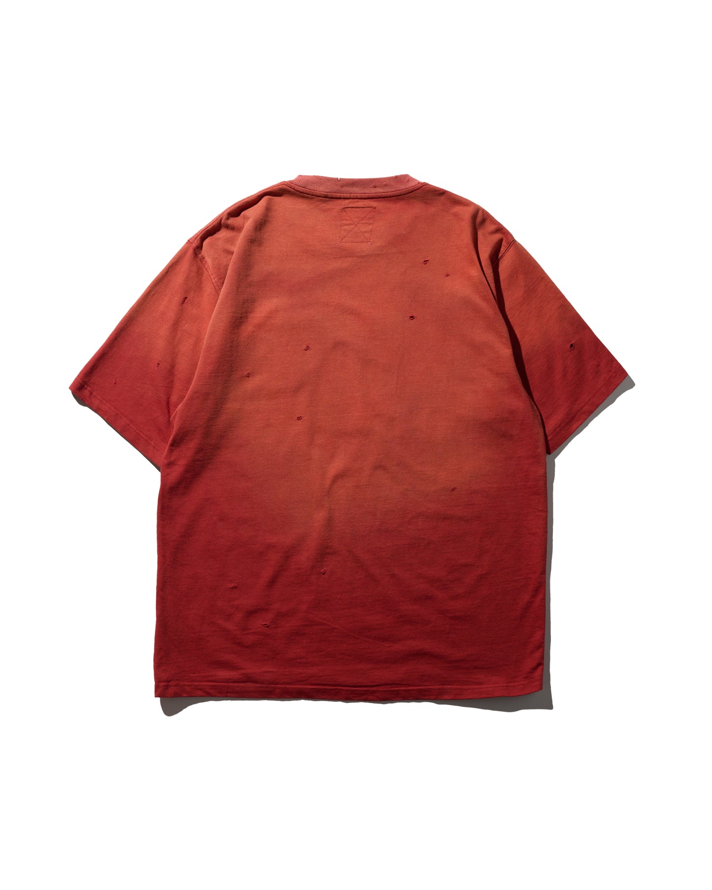 GRS SUN FADED S/S POCKET TEE / BURGANDY