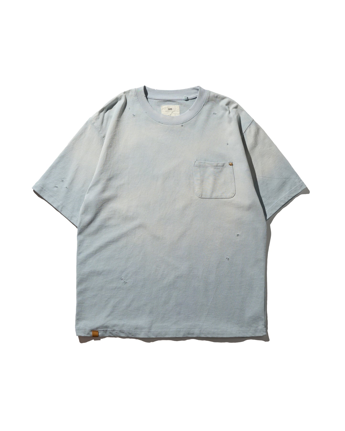 GRS SUN FADED S/S POCKET TEE / GREY