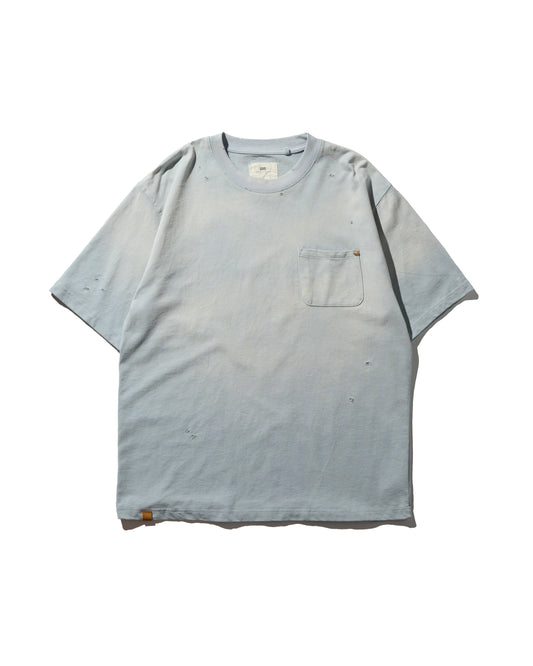 GRS SUN FADED S/S POCKET TEE / GREY