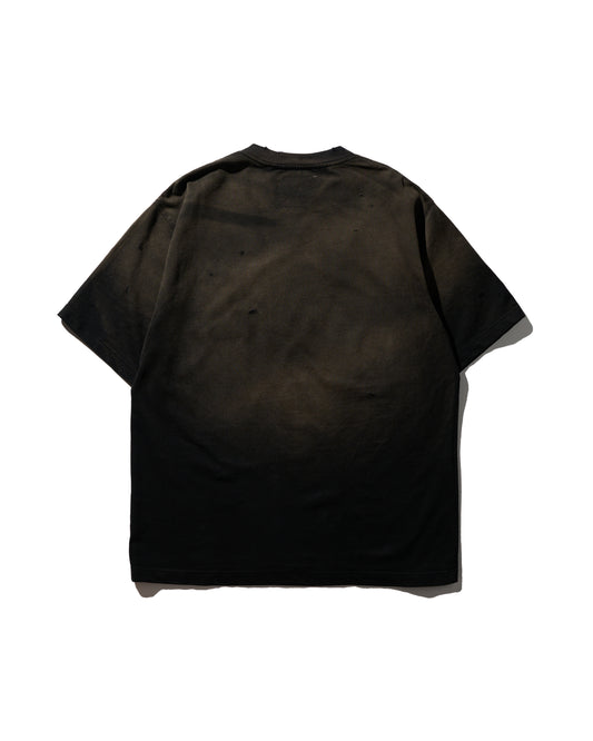 GRS SUN FADED S/S POCKET TEE / BLACK