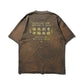 GRS X 59TATTOO SUN FADED LOGO JERSEY TEE / DARK GREY