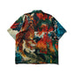 DOWNHILL TIGER & DRAGON" OVERPRINT CREPE SHIRT / ORIGIN