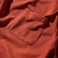 GRS SUN FADED S/S POCKET TEE / BURGANDY