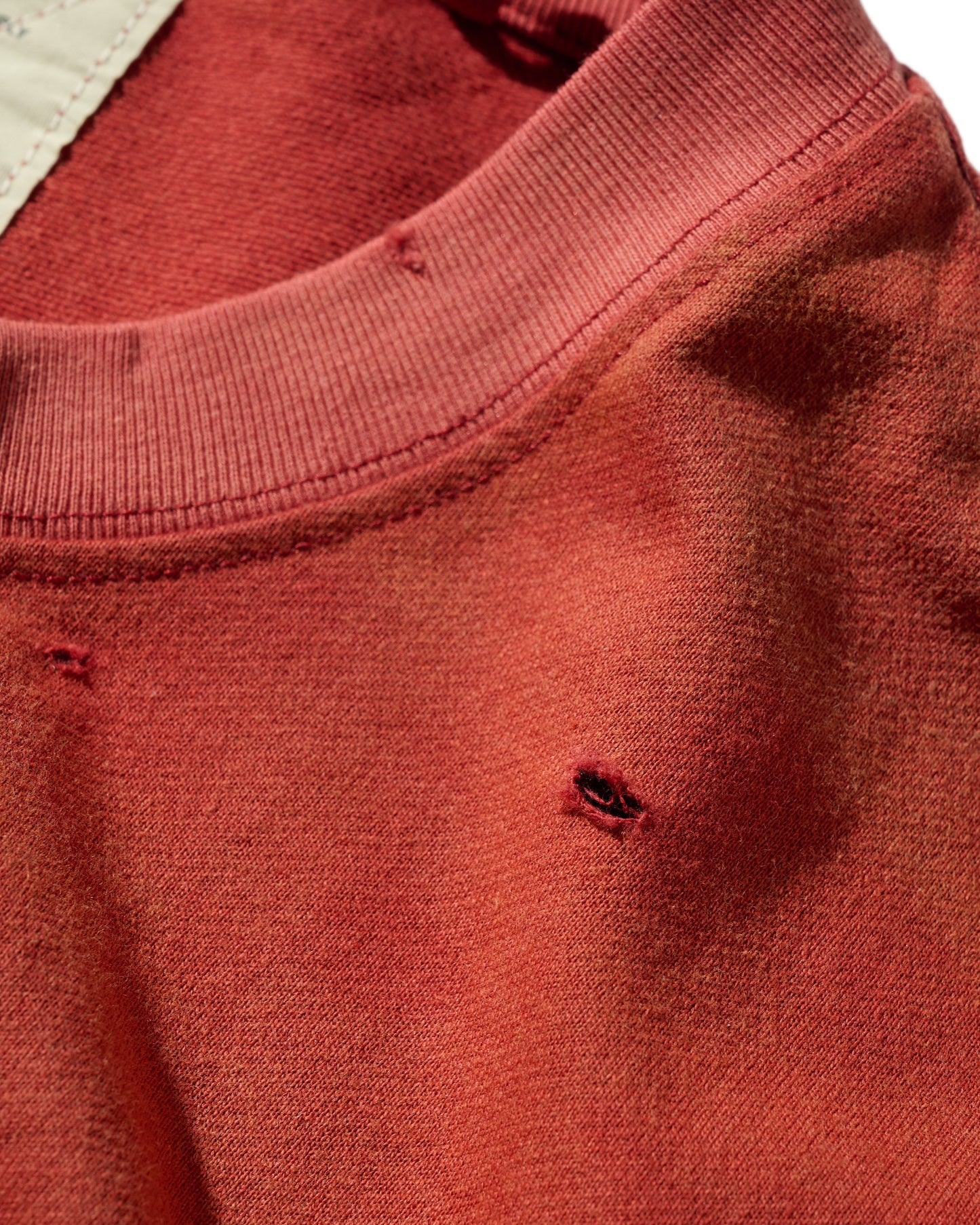 GRS SUN FADED S/S POCKET TEE / BURGANDY