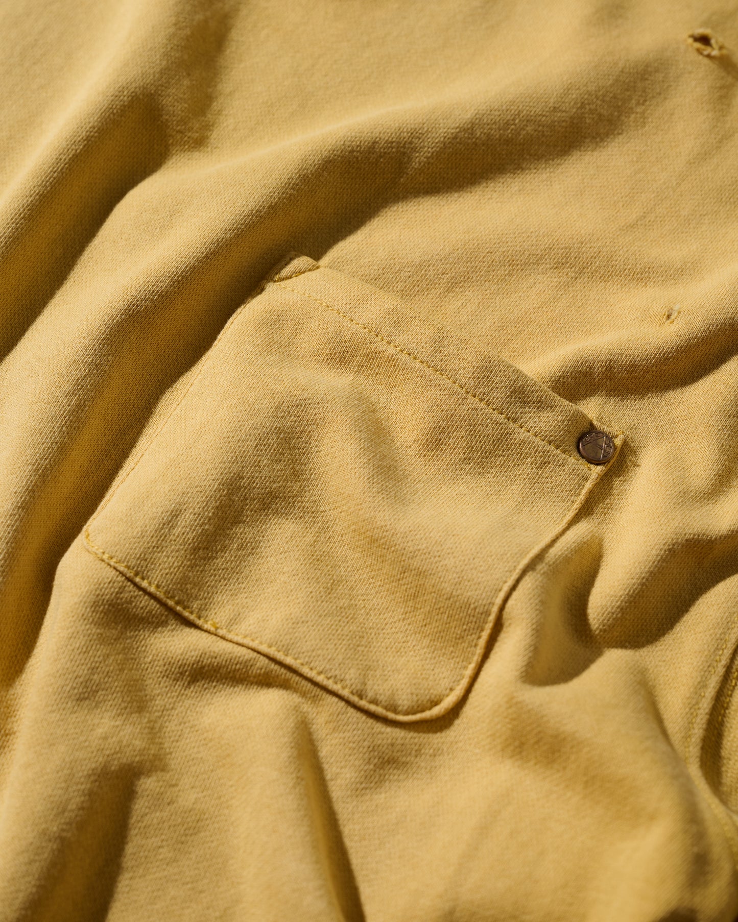 GRS SUN FADED S/S POCKET TEE / YELLOW