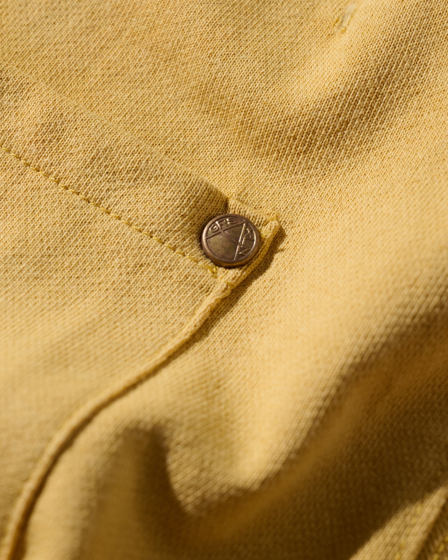 GRS SUN FADED S/S POCKET TEE / YELLOW