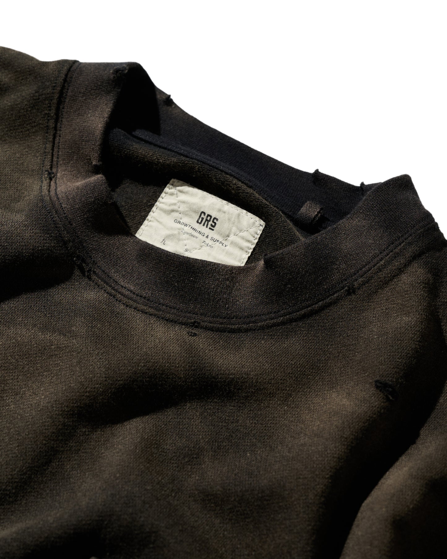 GRS SUN FADED S/S POCKET TEE / BLACK