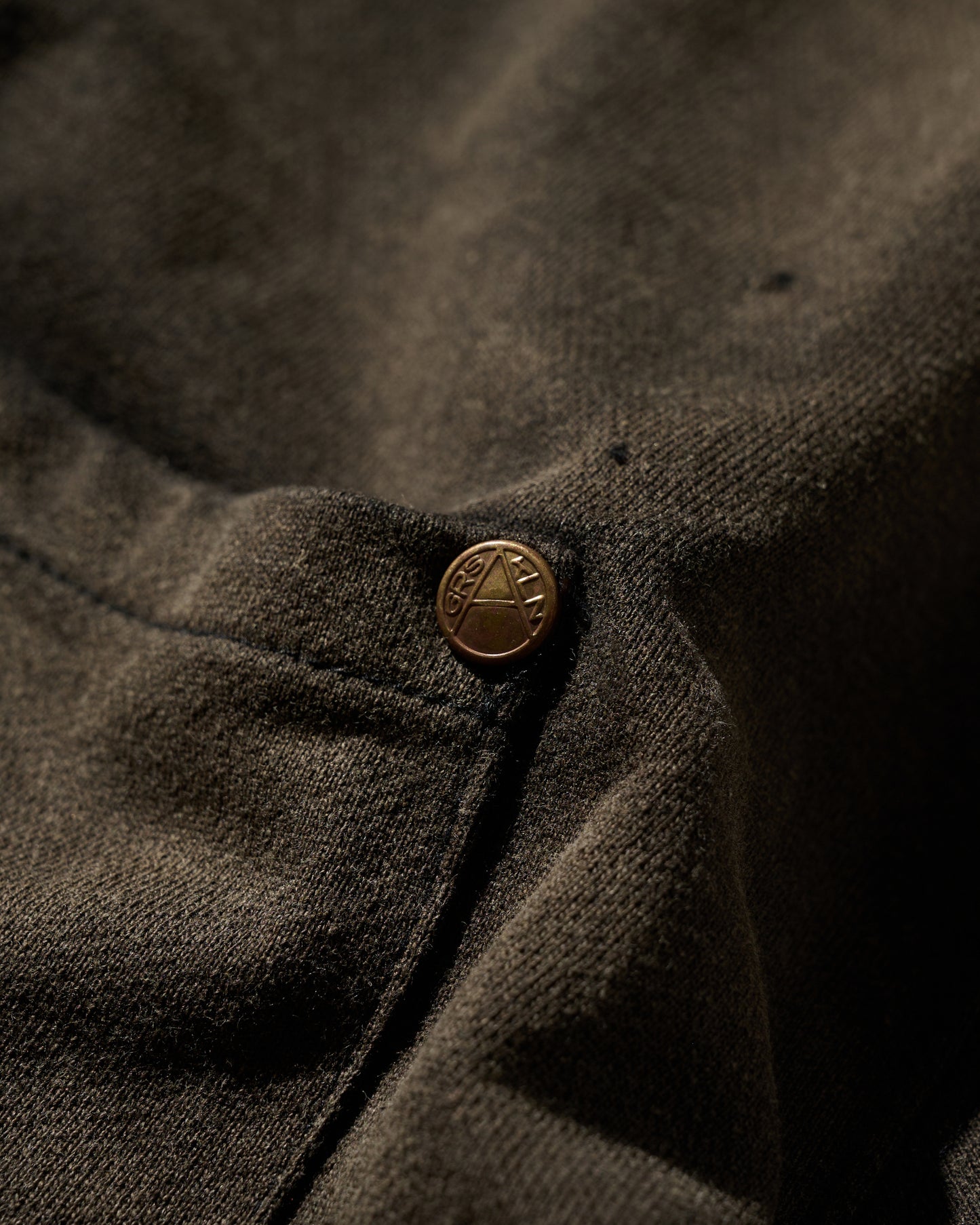GRS SUN FADED S/S POCKET TEE / BLACK