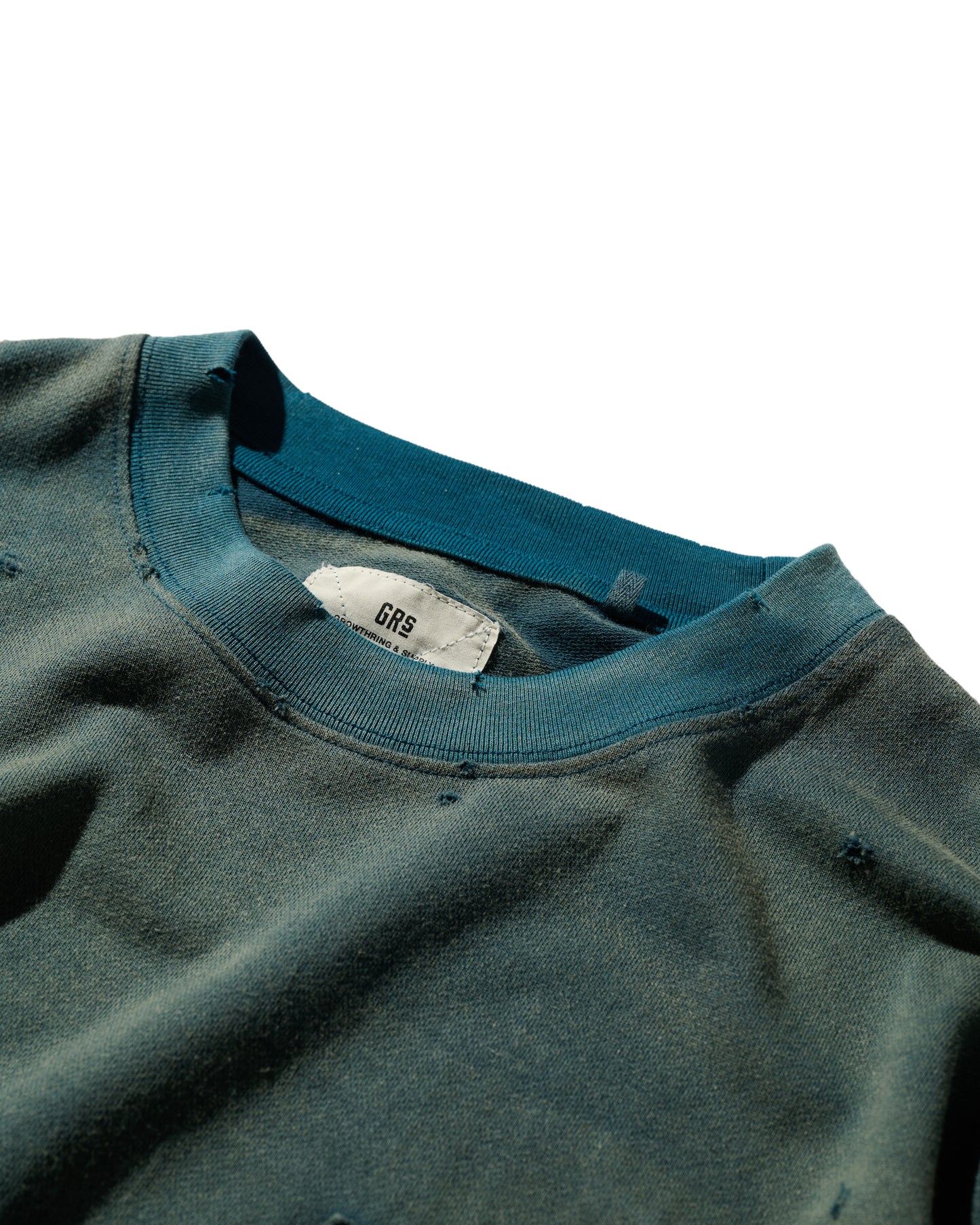 GRS SUN FADED S/S POCKET TEE / INDIGO