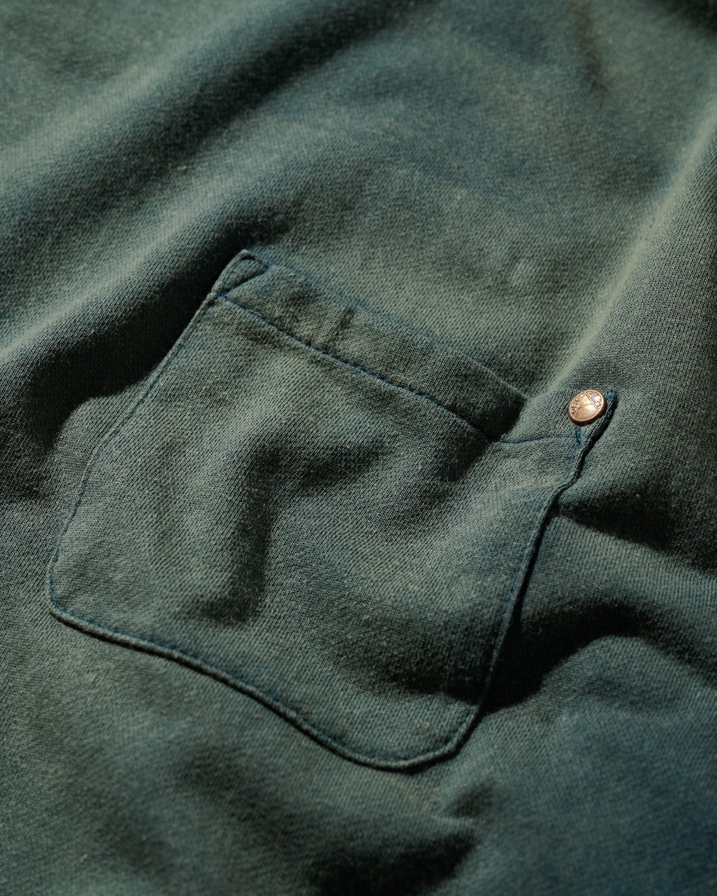 GRS SUN FADED S/S POCKET TEE / INDIGO
