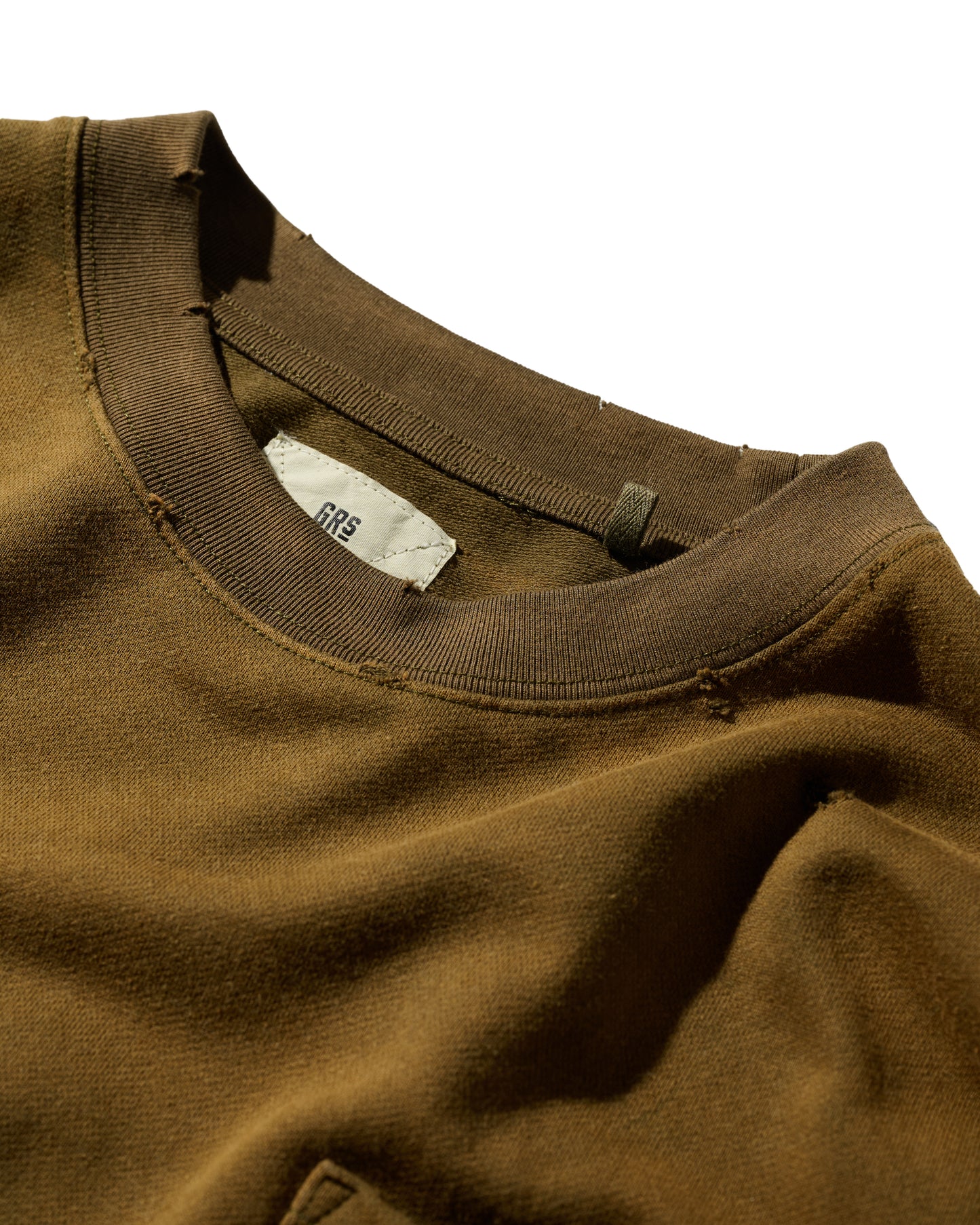 GRS SUN FADED S/S POCKET TEE / OLIVE