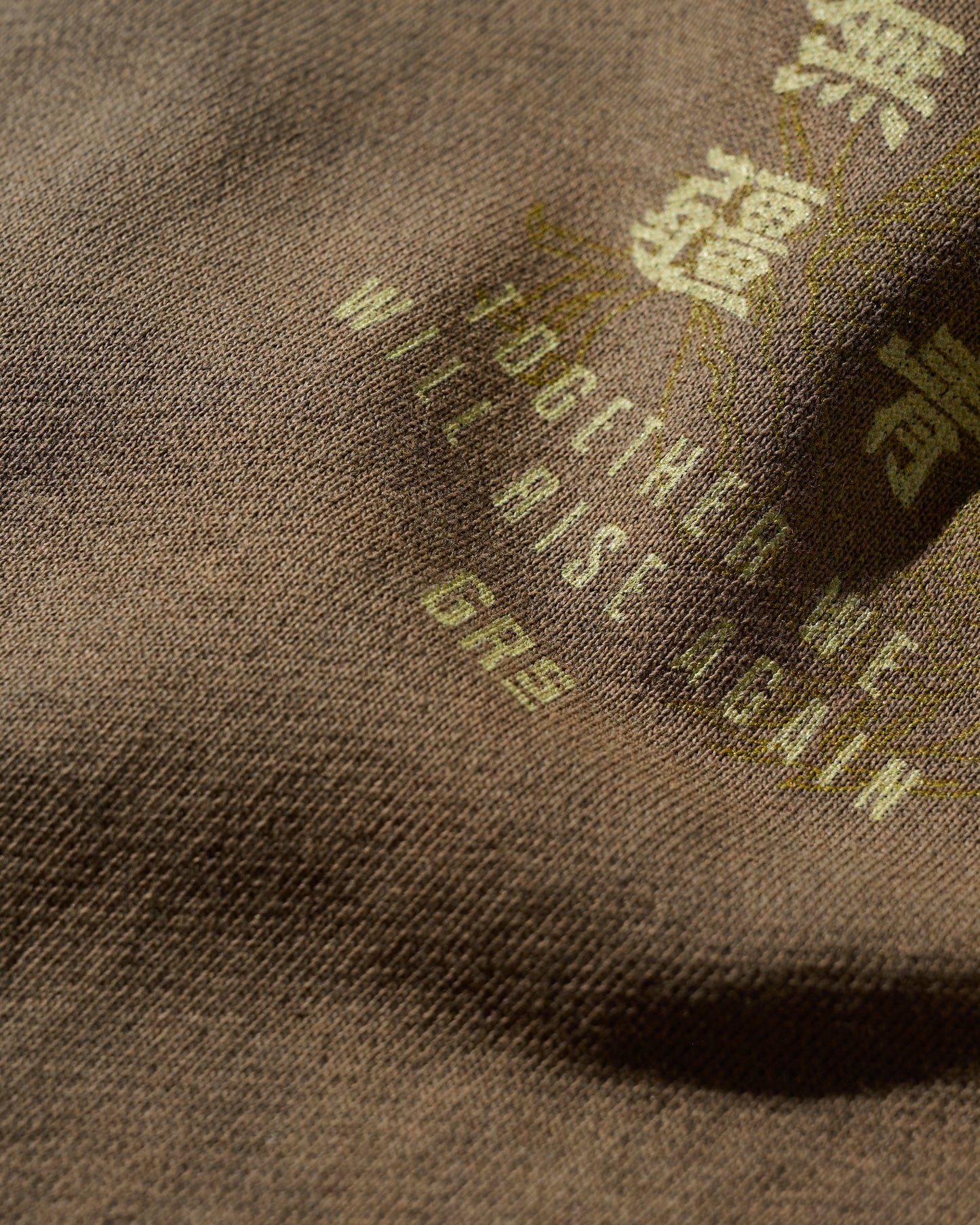 GRS X 59TATTOO SUN FADED LOGO JERSEY TEE / DARK GREY