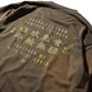 GRS X 59TATTOO SUN FADED LOGO JERSEY TEE / DARK GREY
